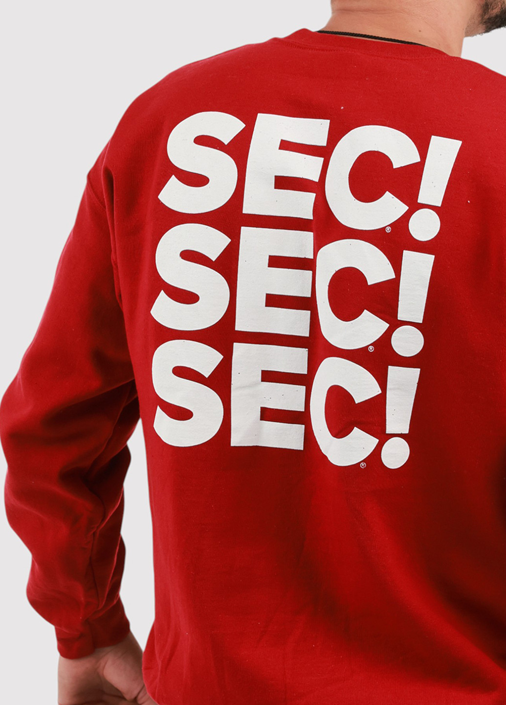 Бордовый свитшот Gildan надпись без декора (361422264)