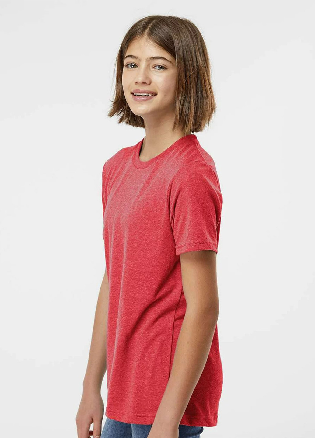 Красная летняя футболка Tultex