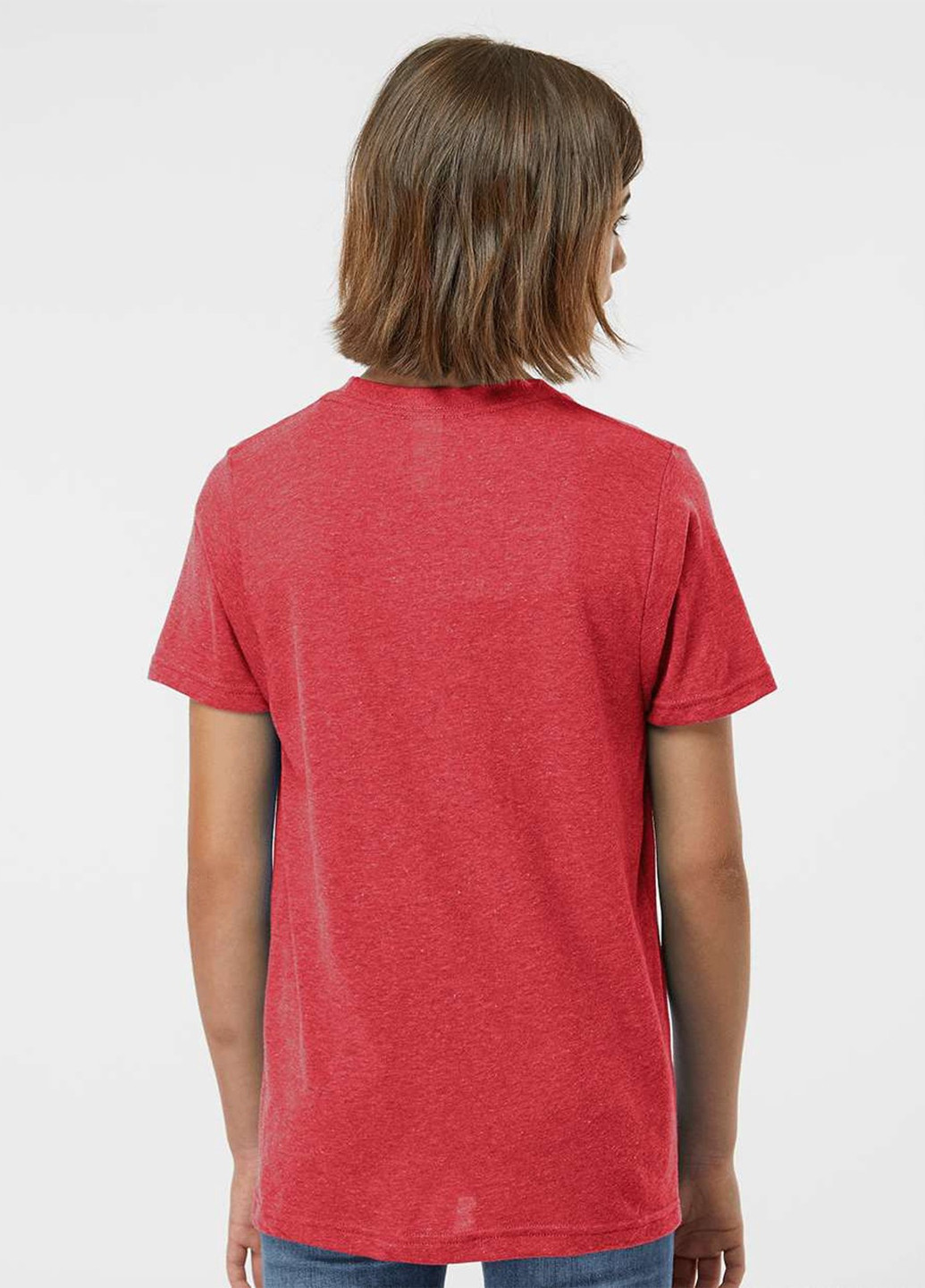 Красная летняя футболка Tultex