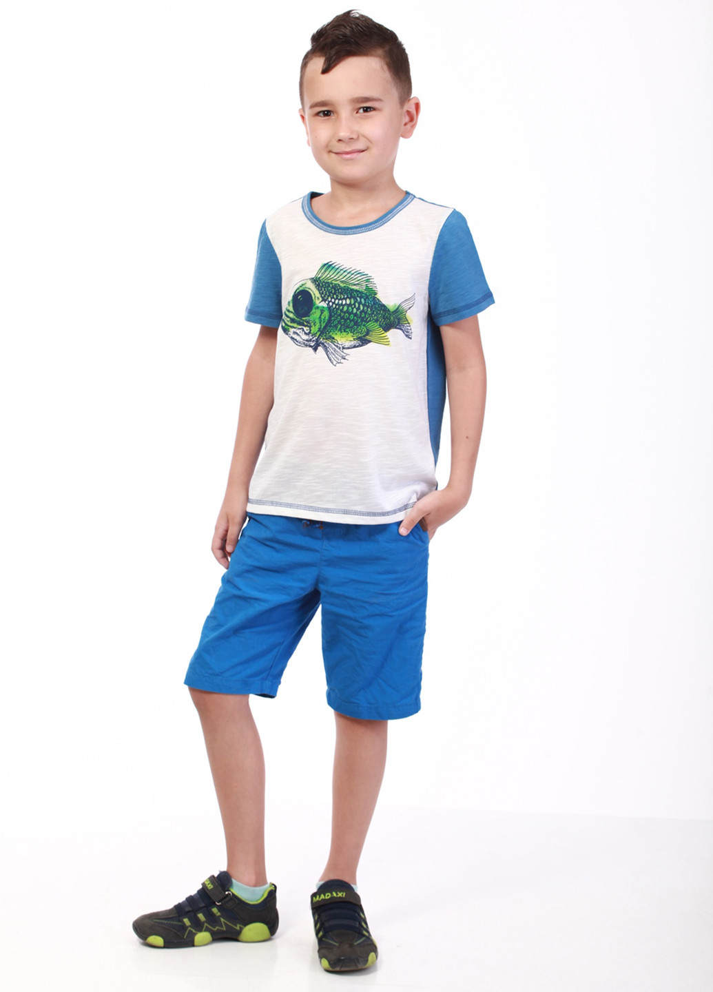 Синяя летняя футболка Top Hat Kids