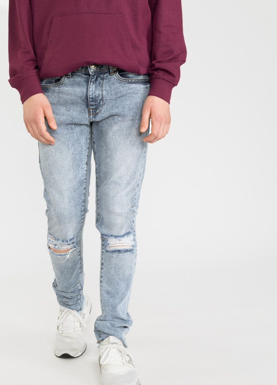 Голубые летние джинсы для подростка Reporter Young