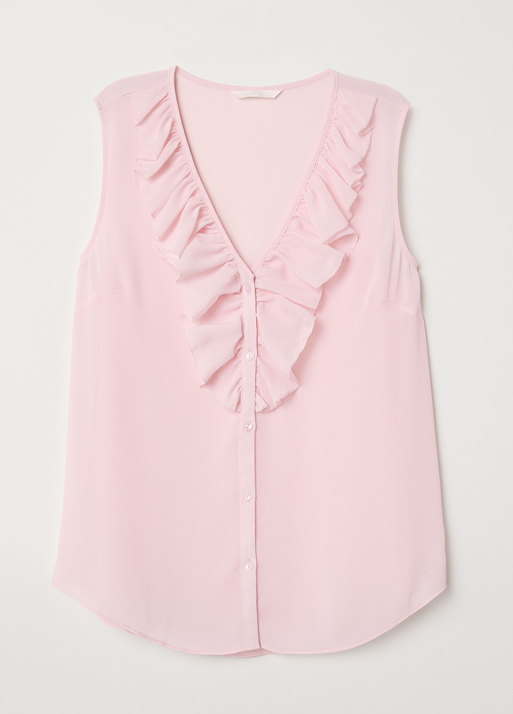 Блідо-рожева літня блуза H&M
