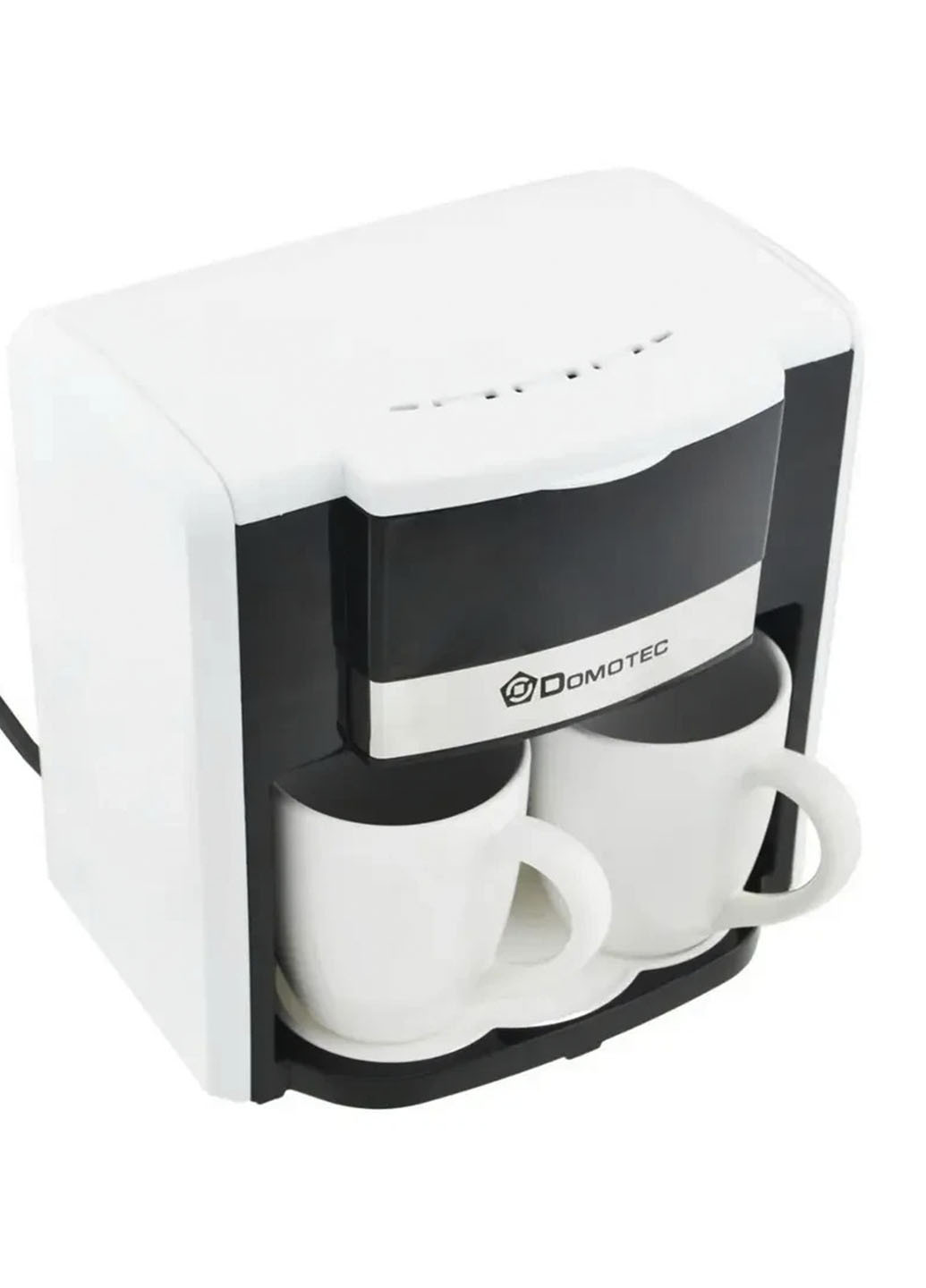 Электрическая кофеварка MS0706 с двумя чашками по 150 мл Domotec (254091194)