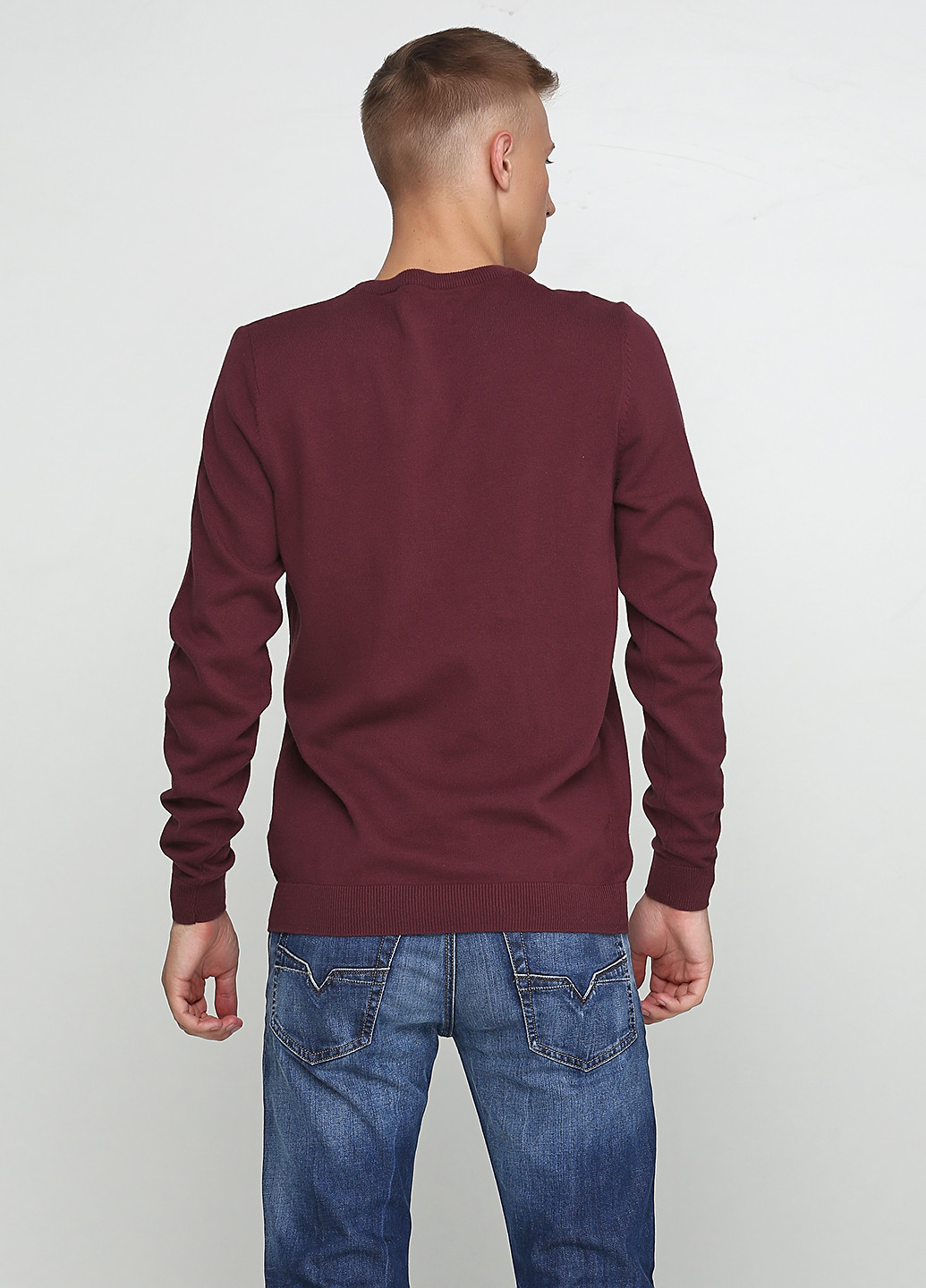 Сиреневый демисезонный пуловер пуловер Jean Pascal