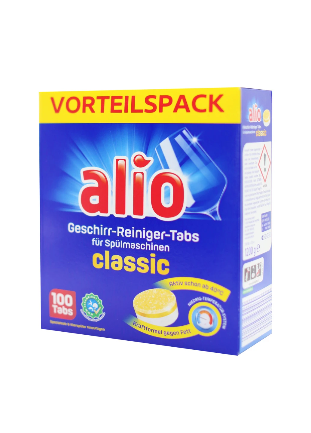 таблетки для посудомийної Classic XXL 100 шт. Alio (253669403)