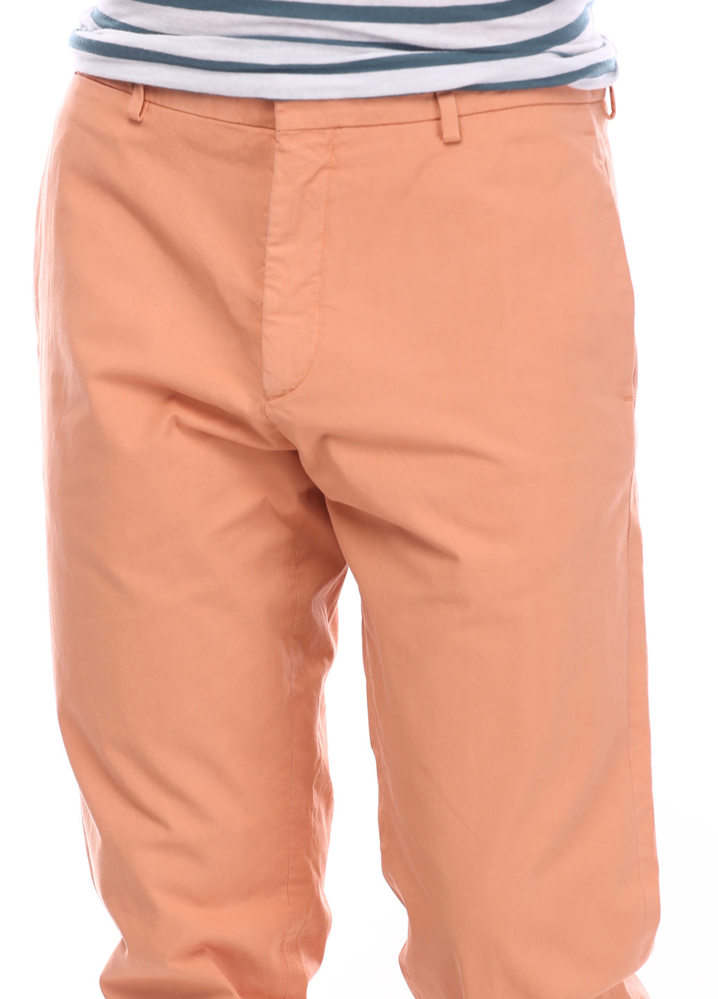 Оранжевые классические демисезонные прямые брюки Cos