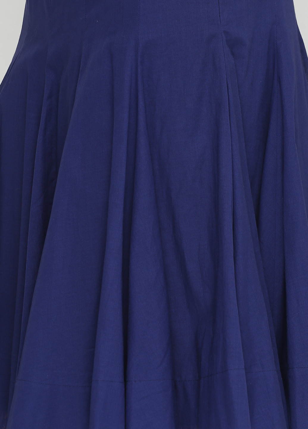 Синяя кэжуал однотонная юбка Ralph Lauren миди