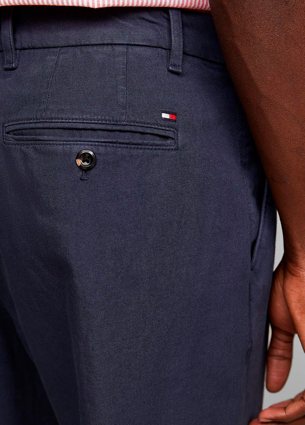 Синие кэжуал, классические демисезонные классические брюки Tommy Hilfiger