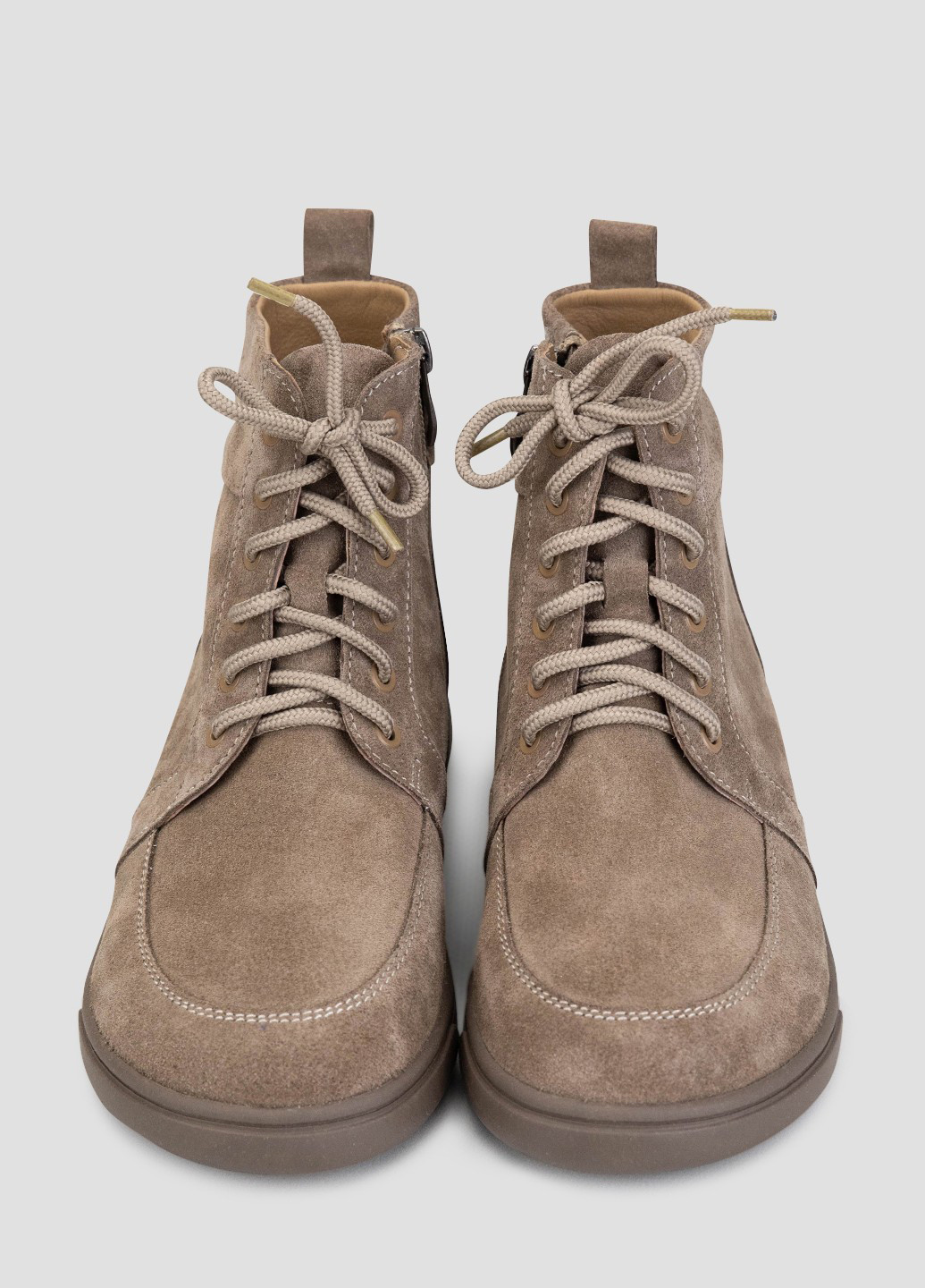 Зимние ботинки vm villomi со шнуровкой из натуральной замши