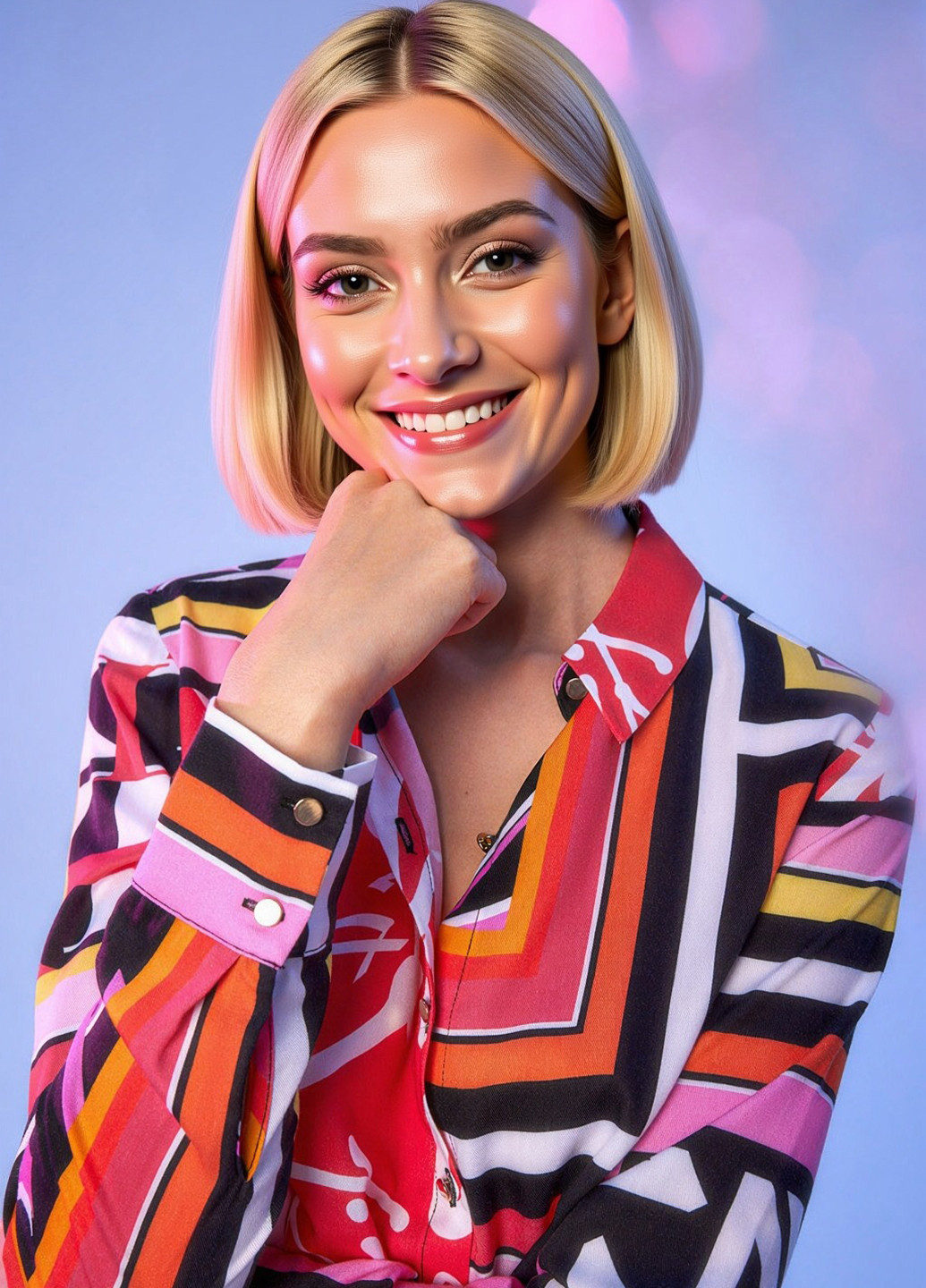 Комбинированная блуза Mohito