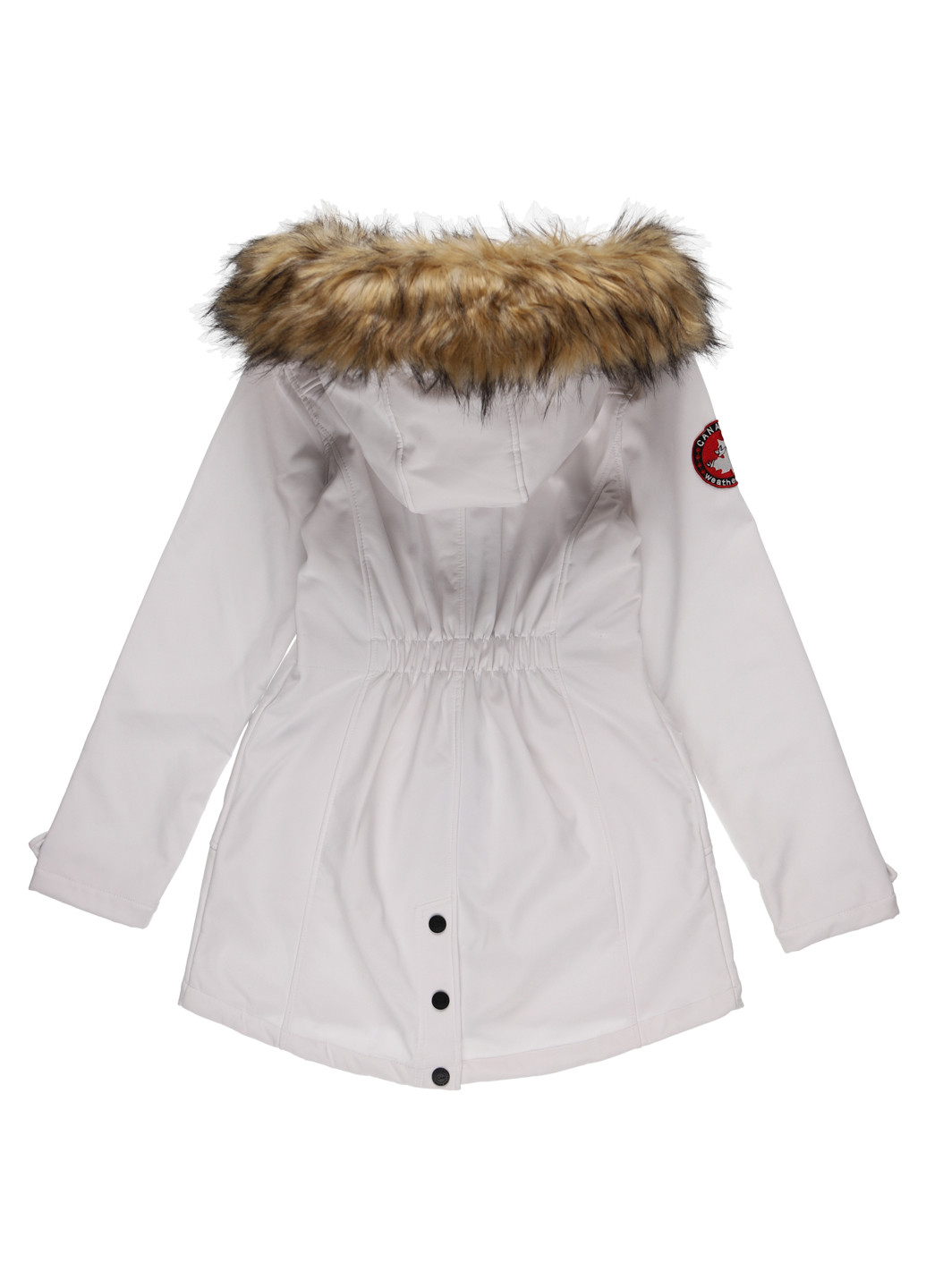 Белая зимняя куртка Canada Weather Gear