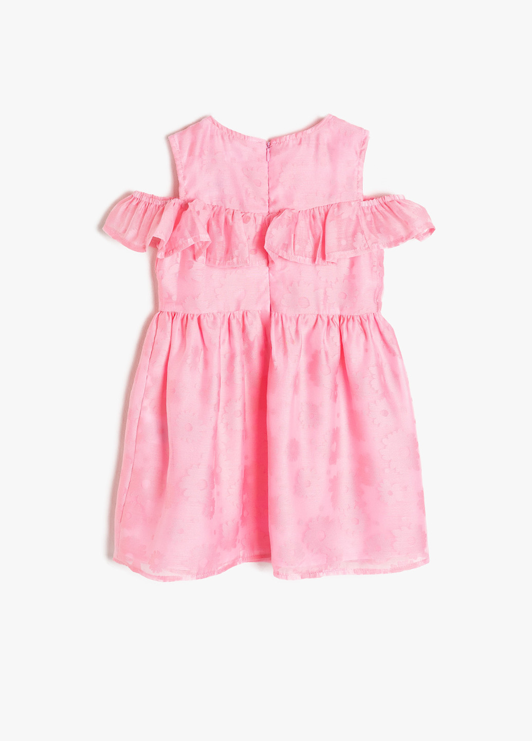 Рожева кежуал плаття, сукня кльош KOTON з квітковим принтом