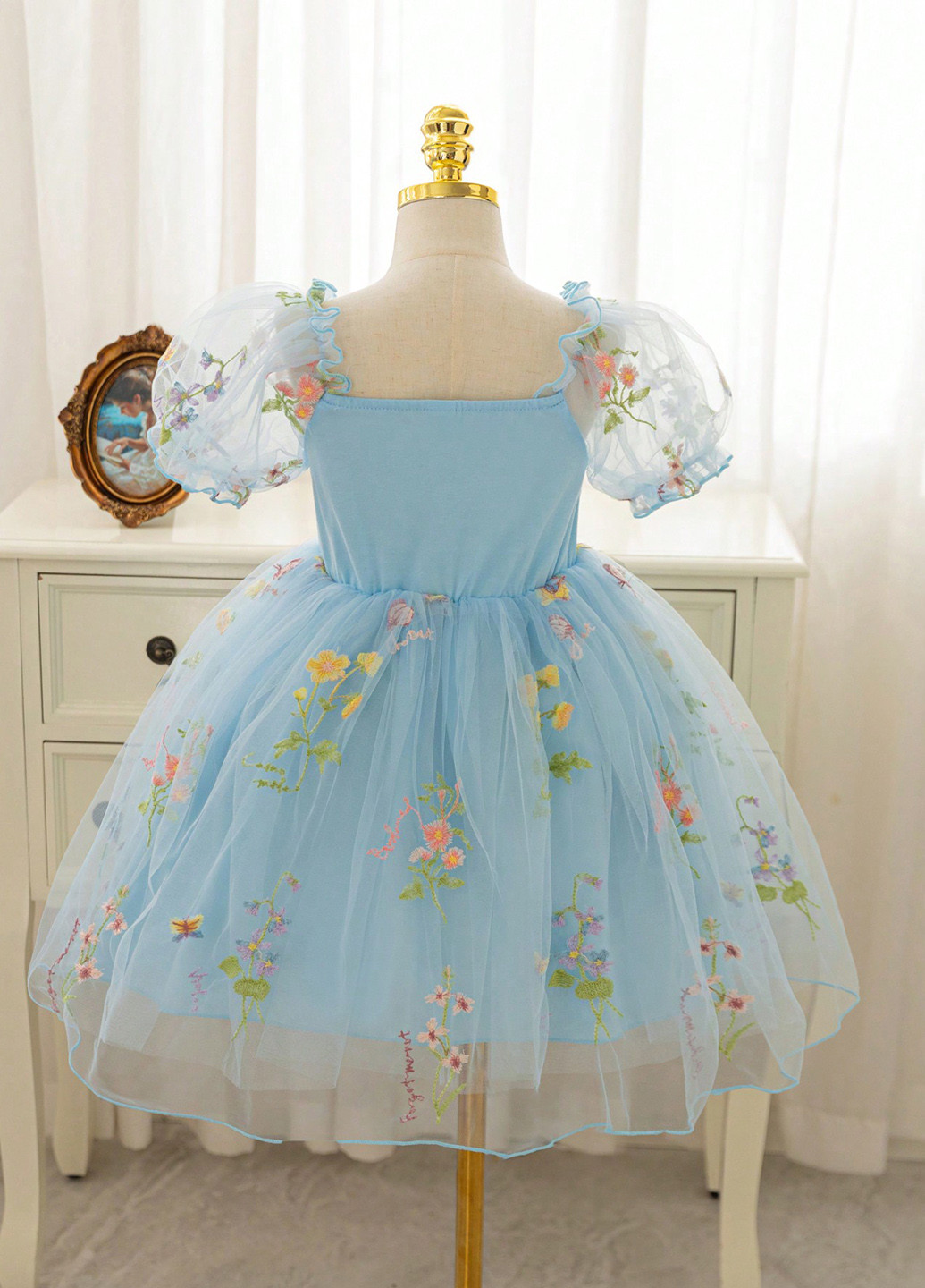 Блакитна сукня SHEIN (366512750)