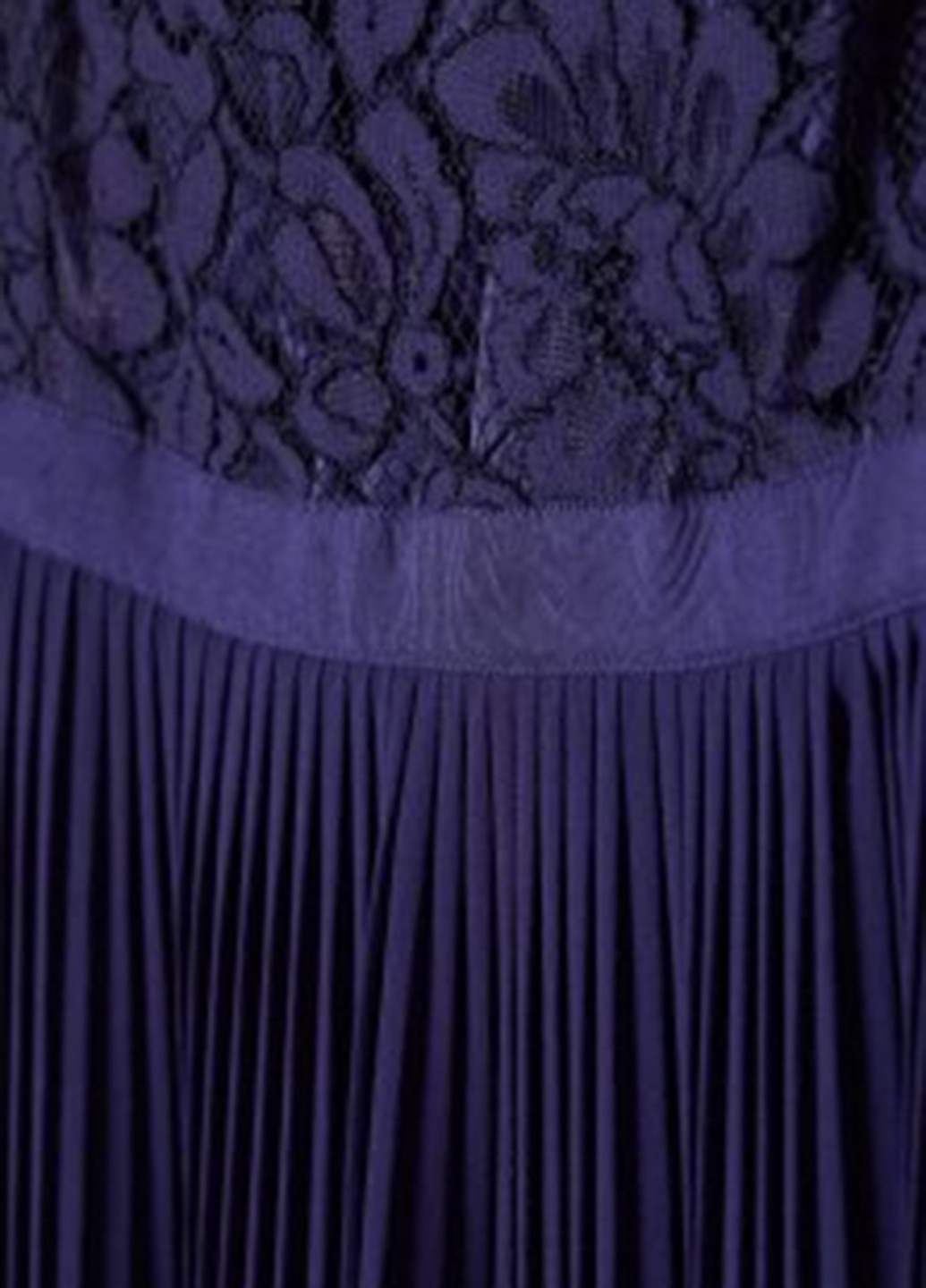 Индиго кэжуал платье плиссированное H&M однотонное