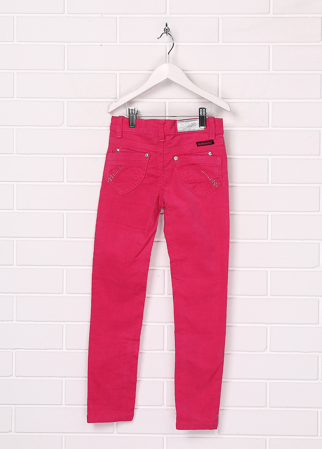 Розовые демисезонные скинни джинсы Dollhouse