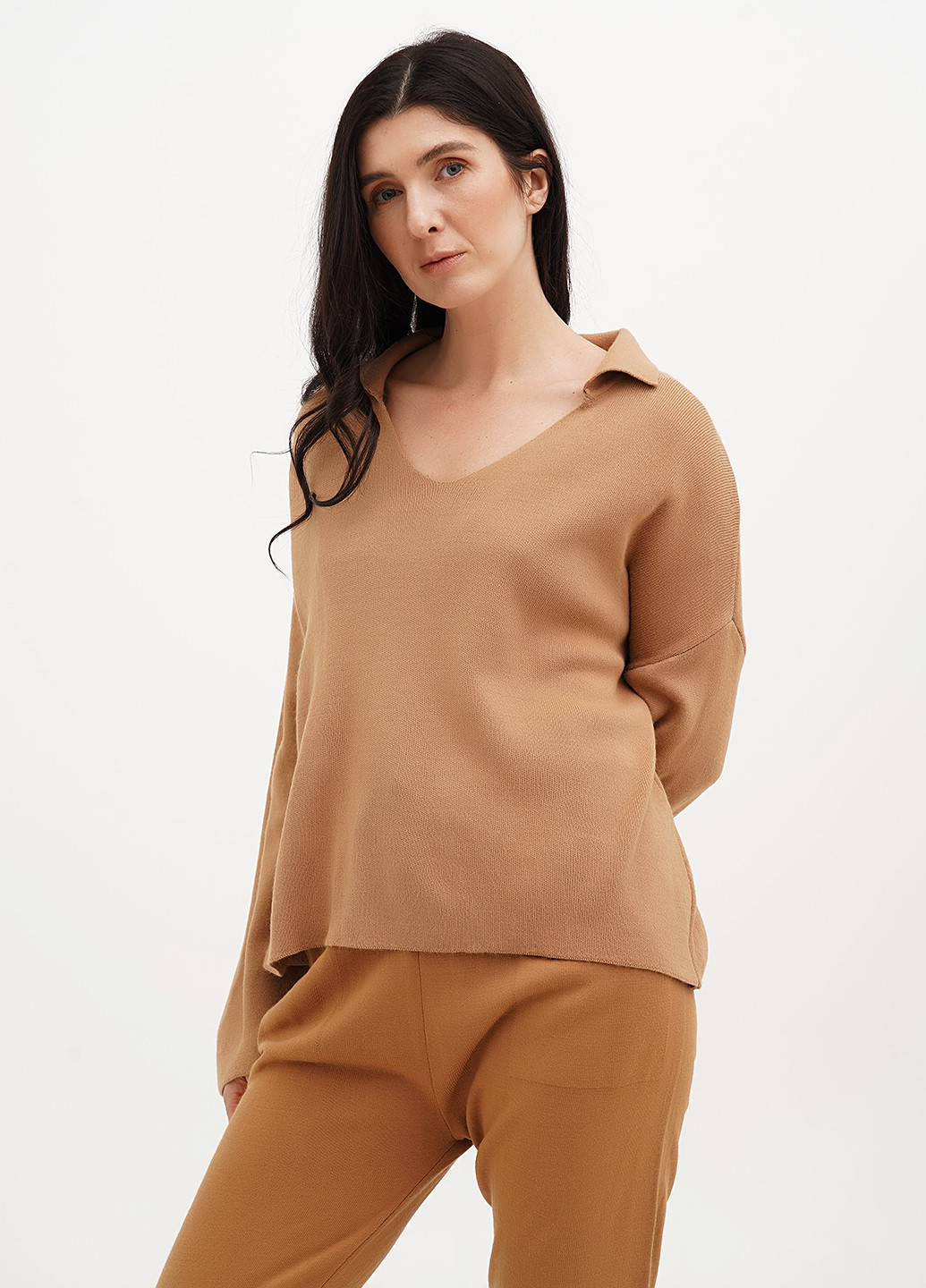 Бежевый демисезонный пуловер пуловер Vicolo