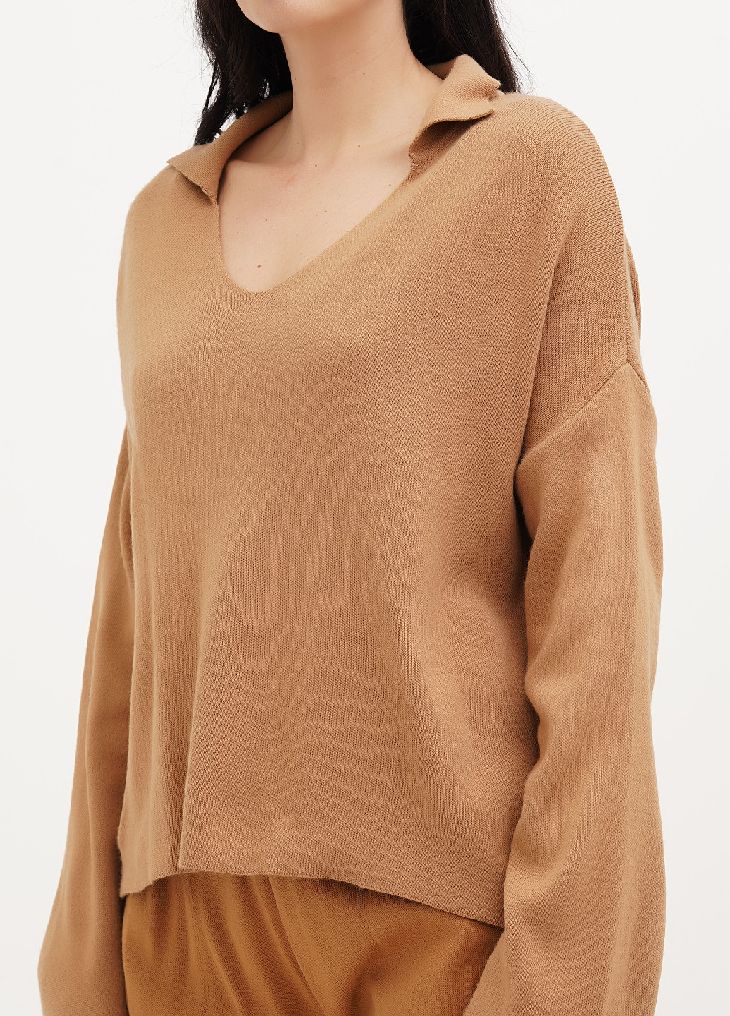 Бежевый демисезонный пуловер пуловер Vicolo