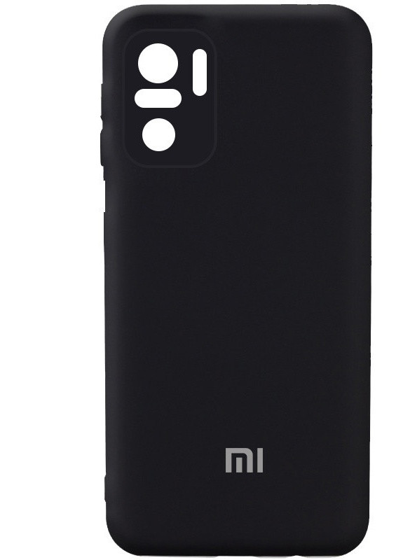Чехол Silicone Cover Full Camera (AA) для Xiaomi Redmi Note 10 / Note 10s Черный / Black (is_00000045509_50) Epik (237824388)