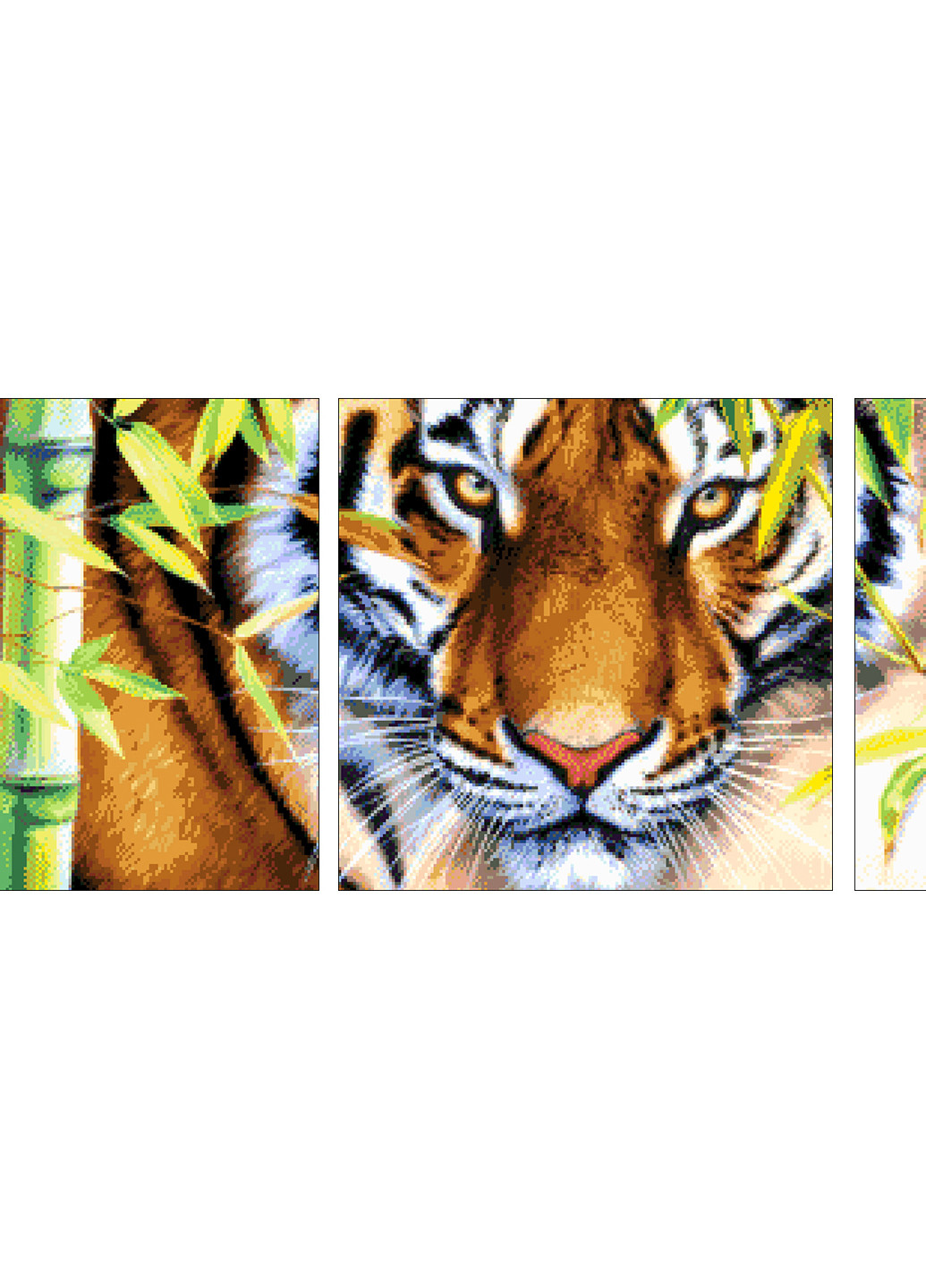 Набір для вишивання бісером Далекосхідний тигр 98х30 см Александра Токарева (188848226)