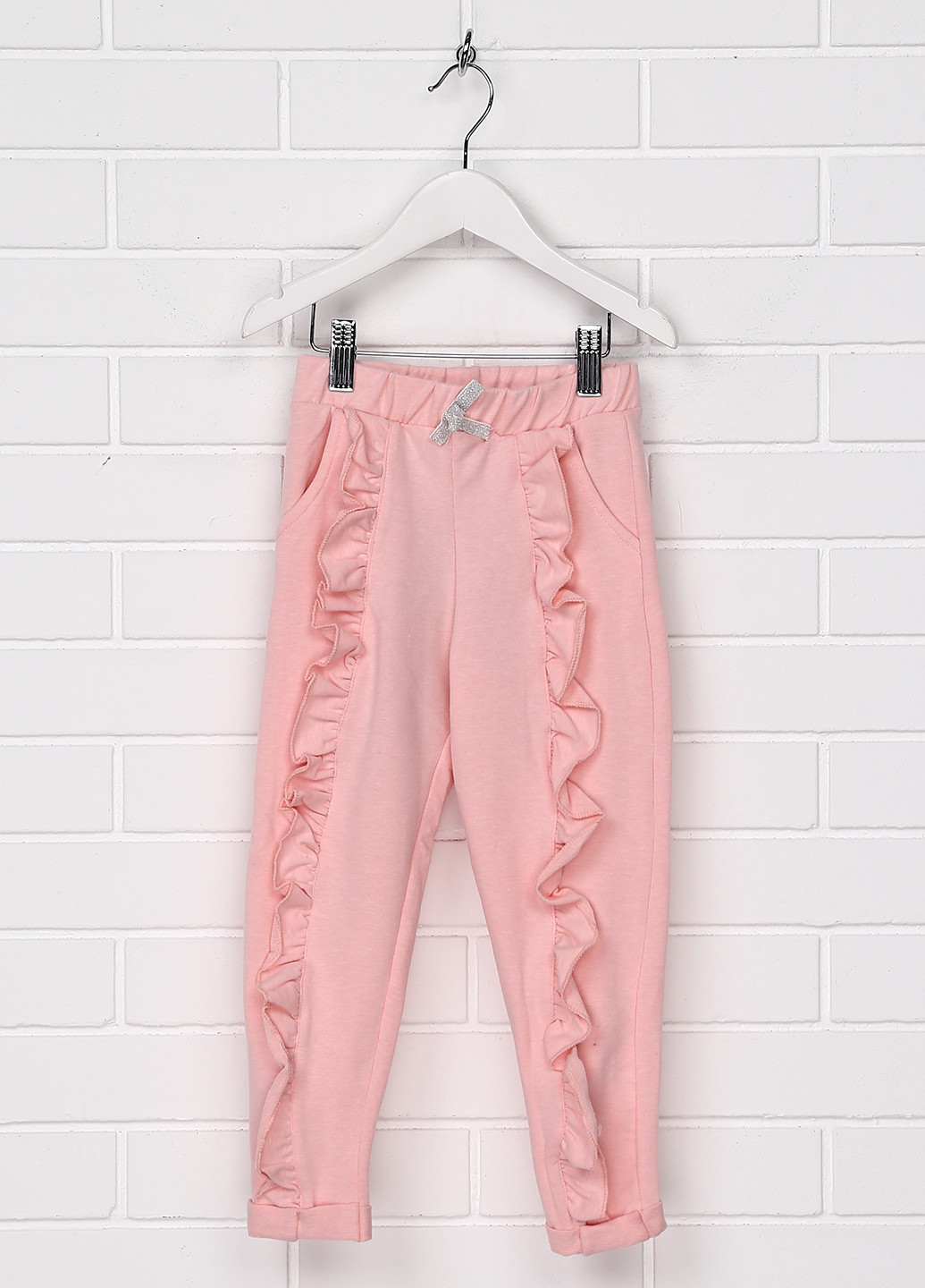 Розовые кэжуал демисезонные со средней талией брюки Isobel Kids