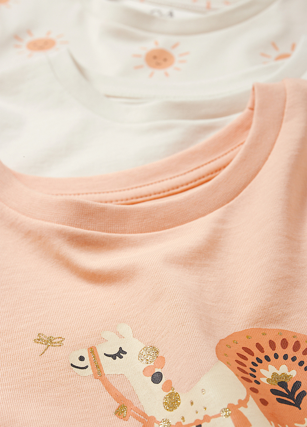 Комбинированная летняя футболка (3 шт.) C&A