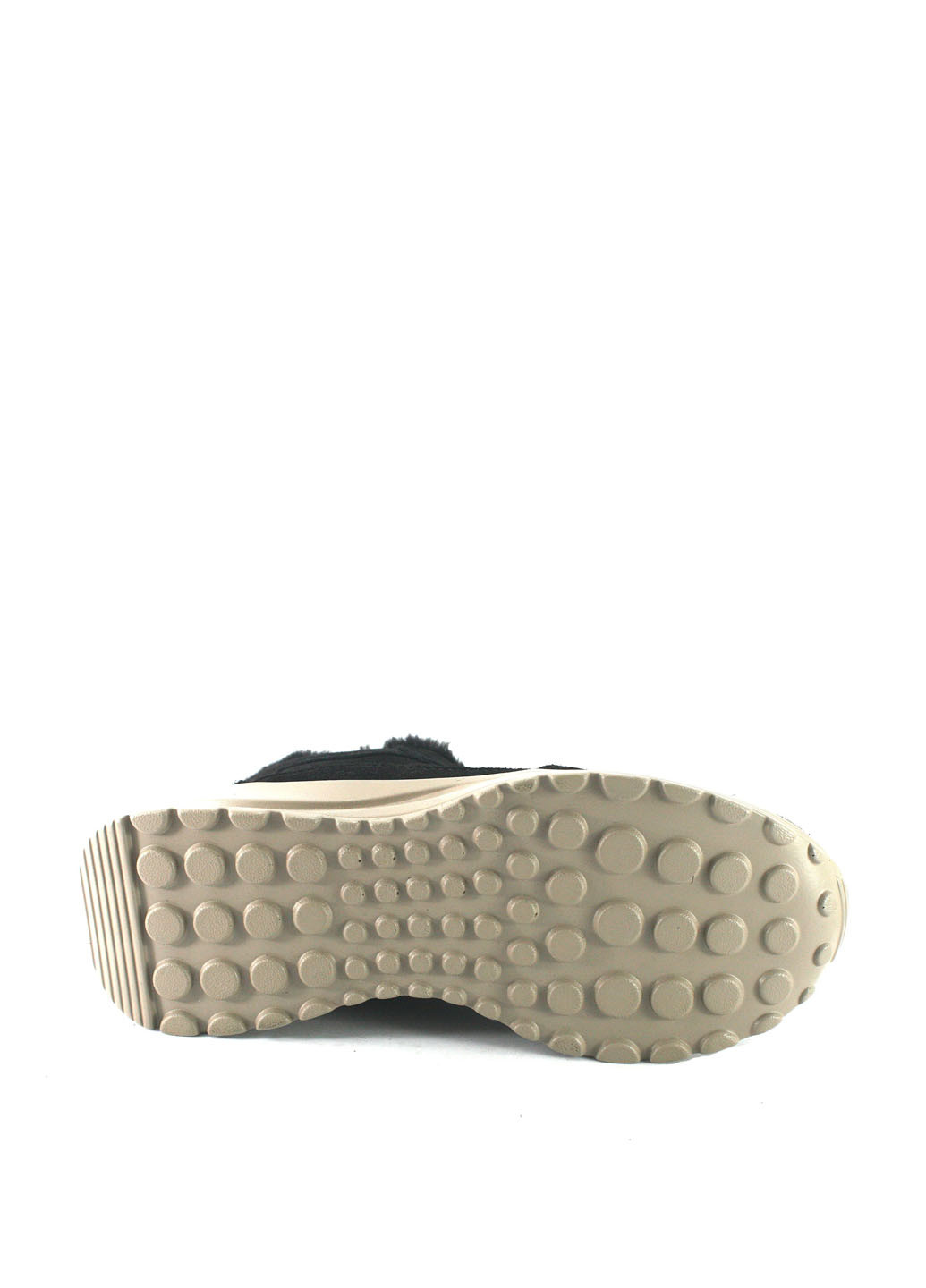 Зимние ботинки No Brand с мехом, с белой подошвой из искусственной замши