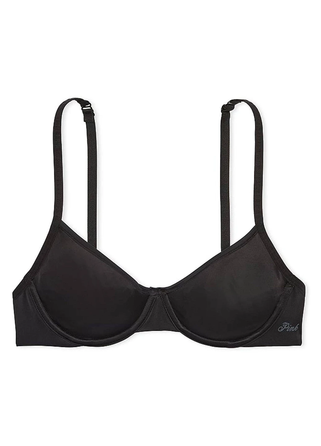 Черный демисезонный комплект (бюстгальтер, трусики) Victoria's Secret