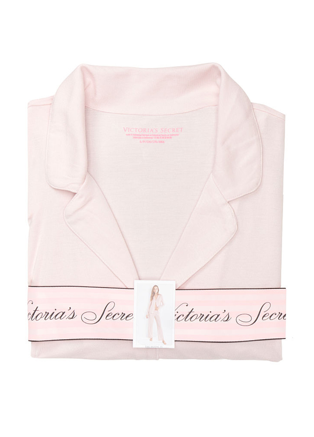 Рожева всесезон піжама (сорочка, штани) рубашка + брюки Victoria's Secret