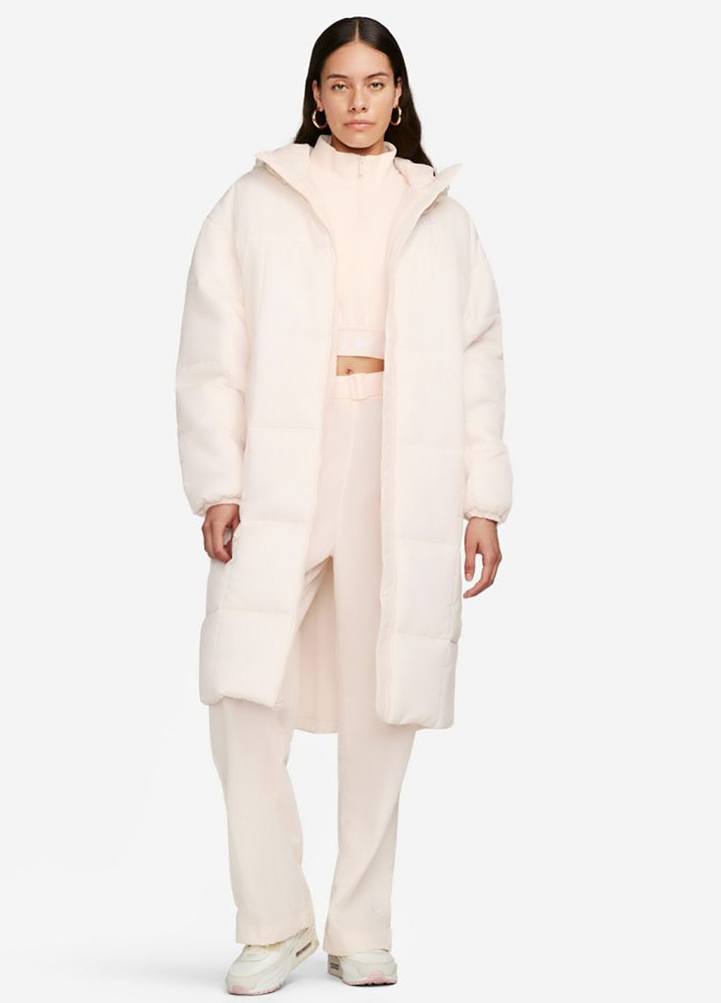 Молочная зимняя куртка fb7675-838 Nike W NSW TF THRMR CLSC PARKA