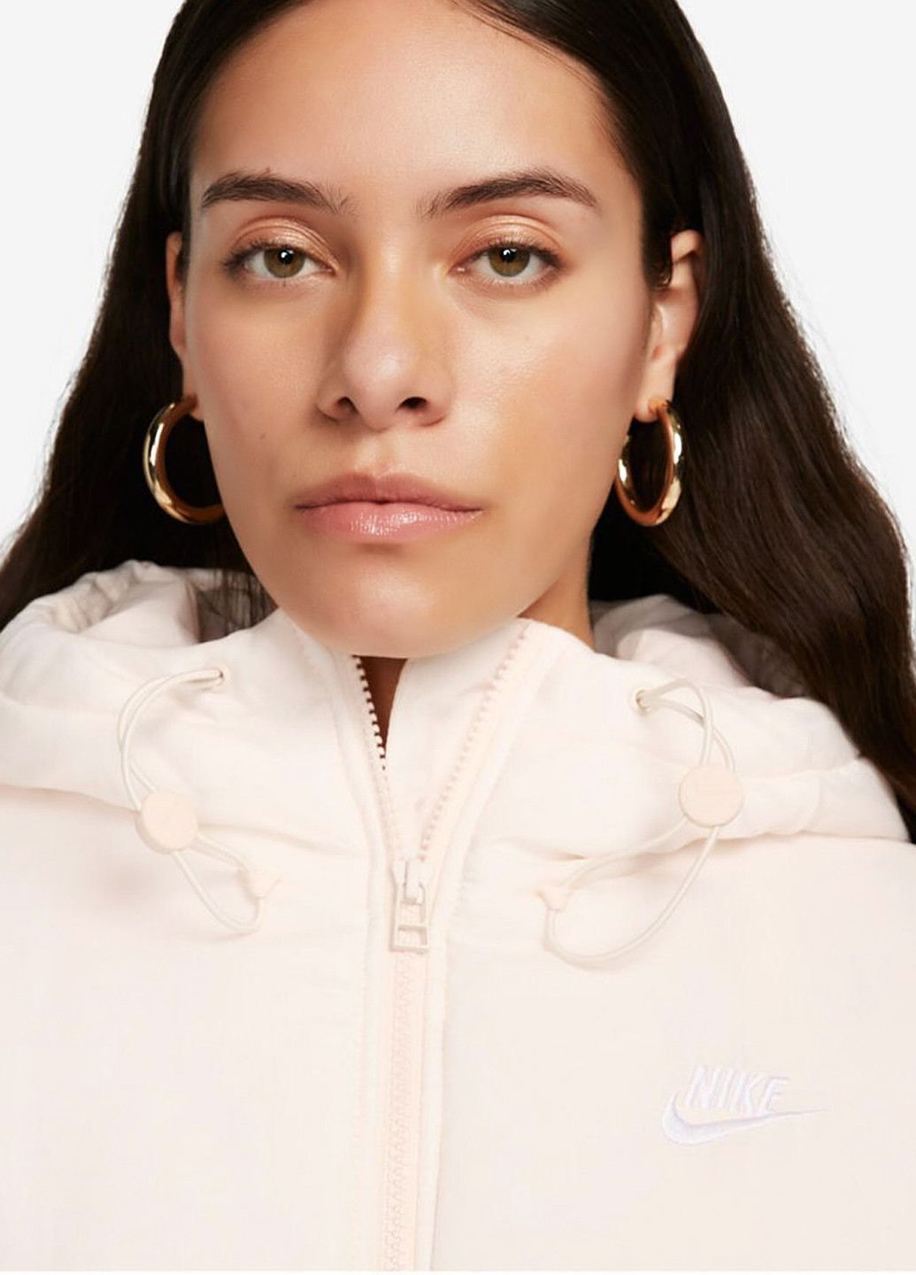 Молочная зимняя куртка fb7675-838 Nike W NSW TF THRMR CLSC PARKA