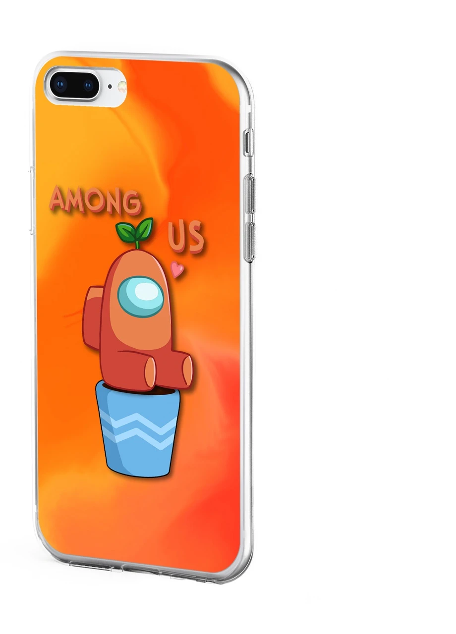 Чохол силіконовий Apple Iphone Xr Амонг Ас Помаранчевий (Among Us Orange) (8225-2410) MobiPrint (219552355)
