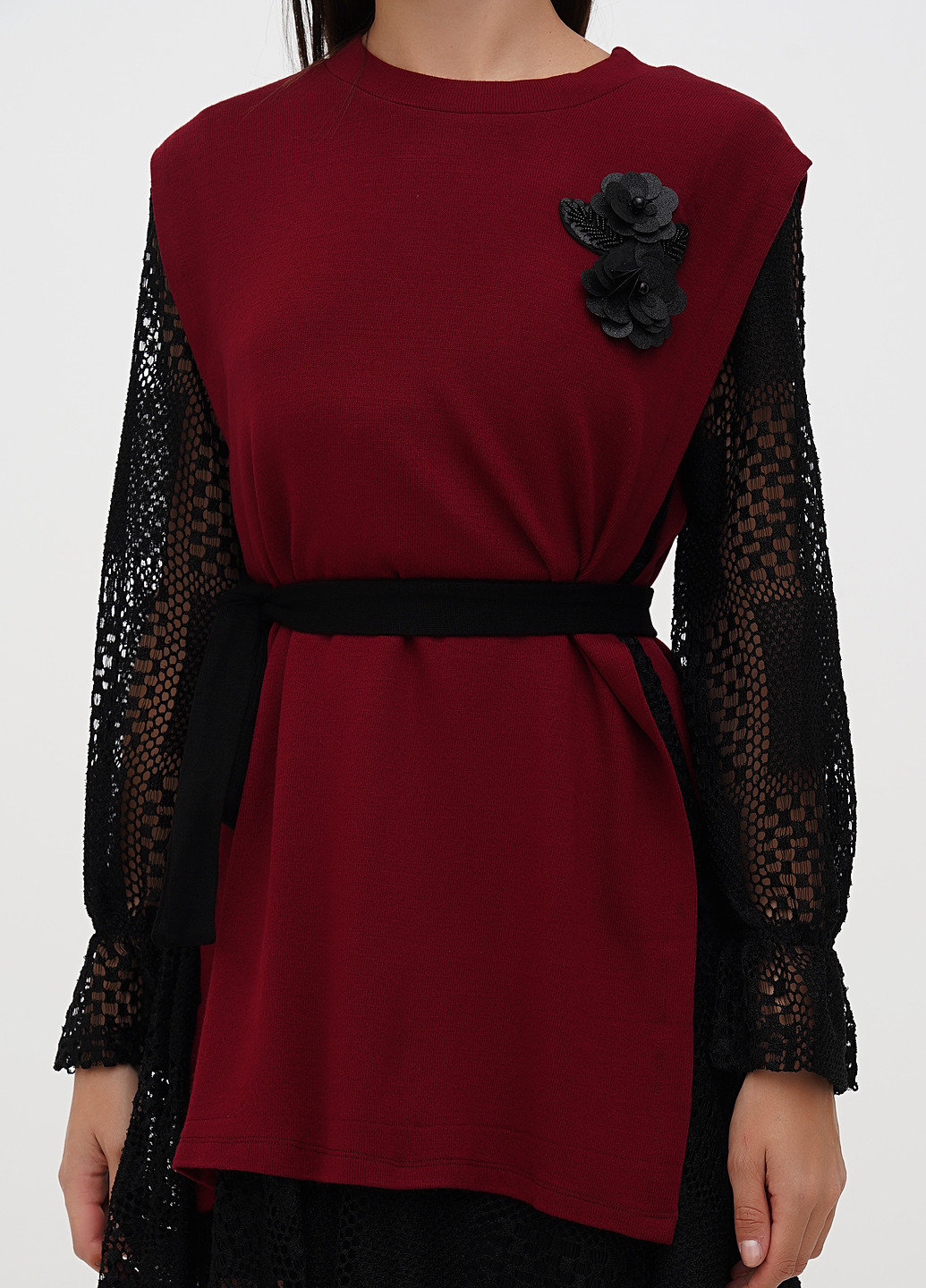 Комбінований демісезонний комплект (сукня, накидка) Sassofono