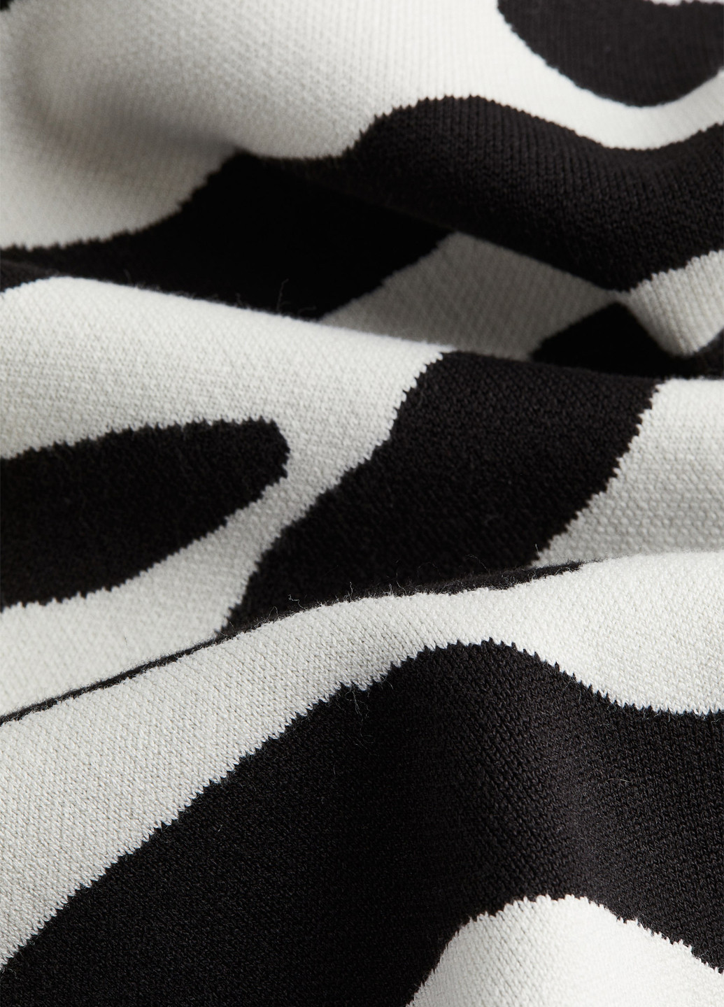 Чорно-білий кежуал сукня силуетна H&M зебра