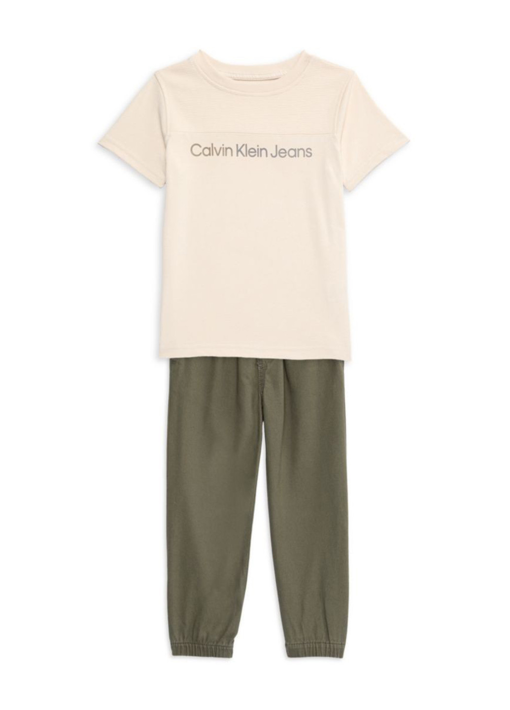 Комбинированный демисезонный костюм (футболка, брюки) брючный Calvin Klein