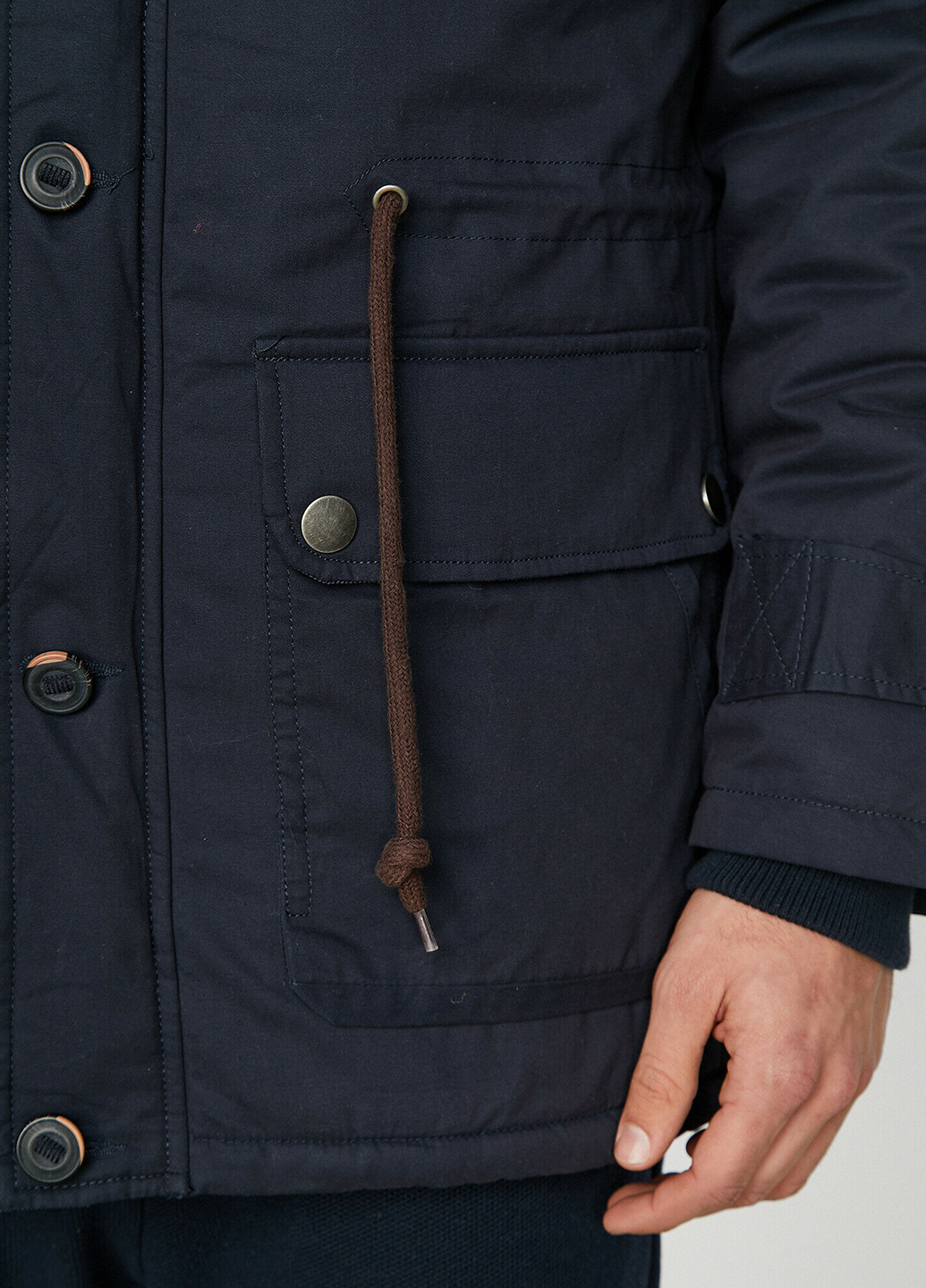 Темно-синяя зимняя пальто KOTON
