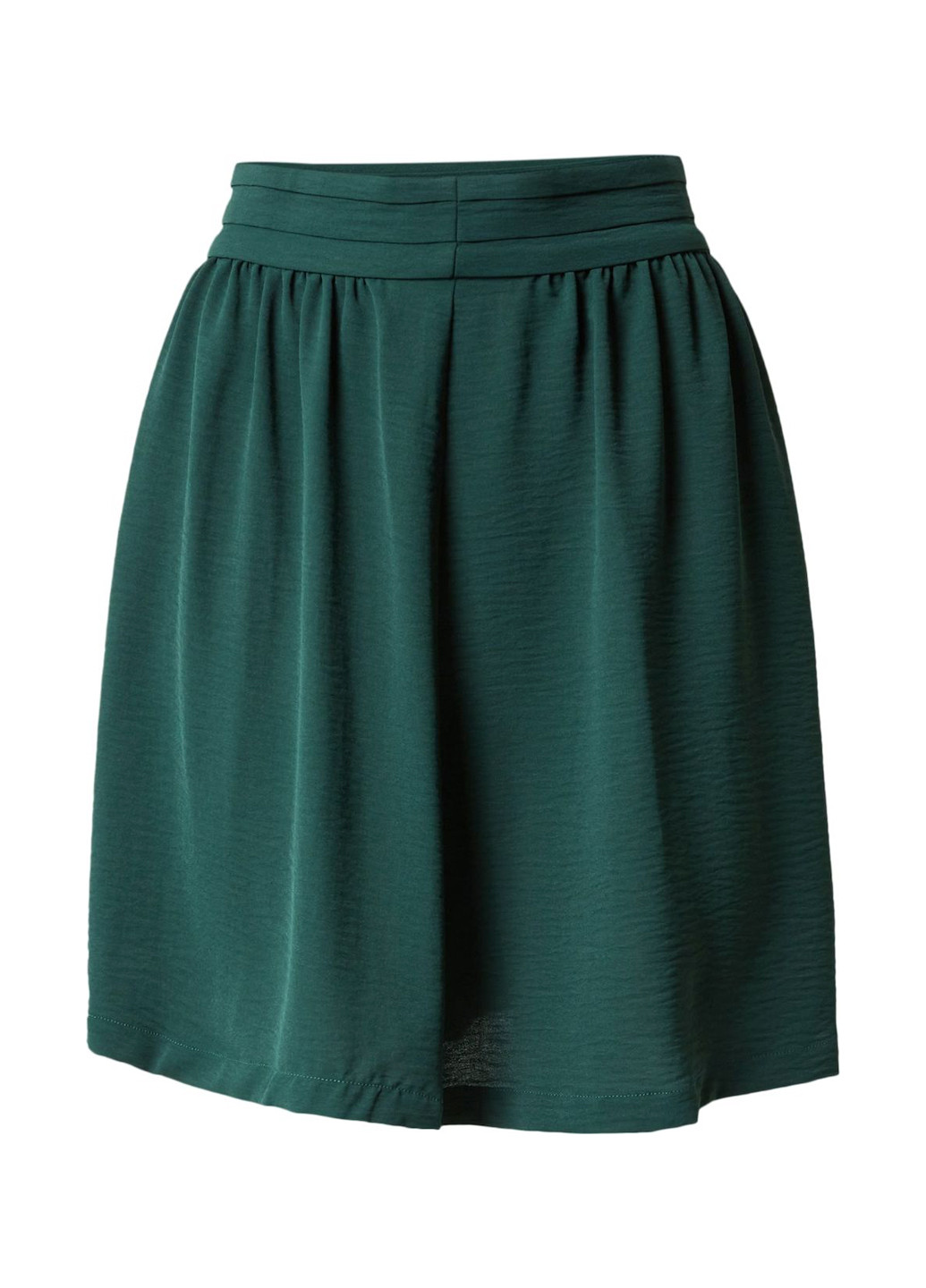 Темно-зеленая кэжуал однотонная юбка About You клешированная
