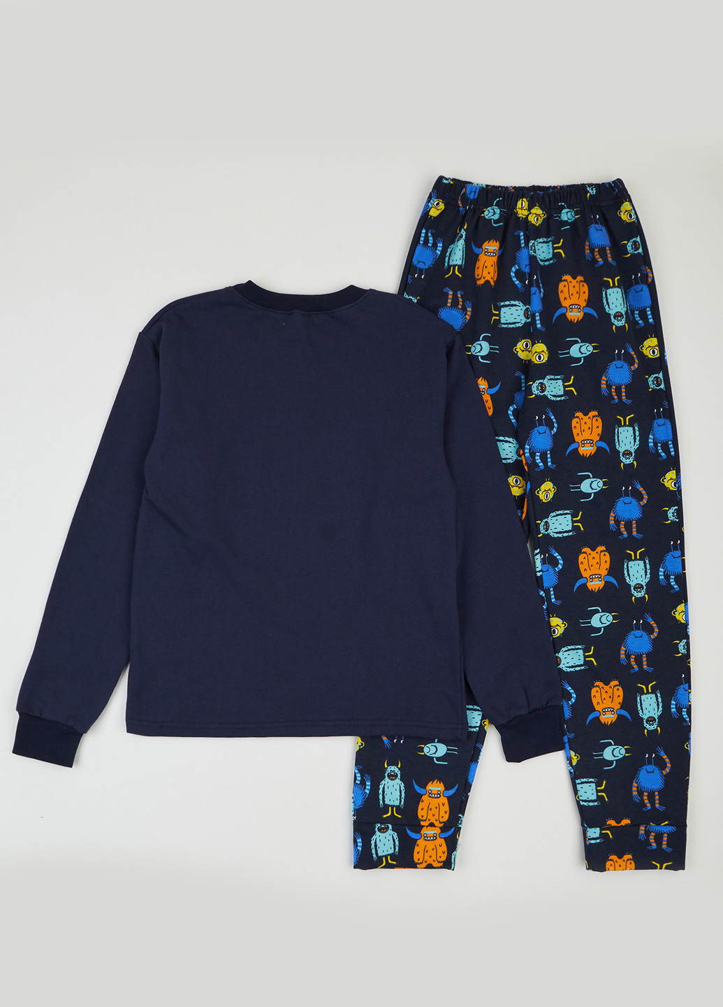 Темно-синя зимня піжама (світшот, штани) dexter's