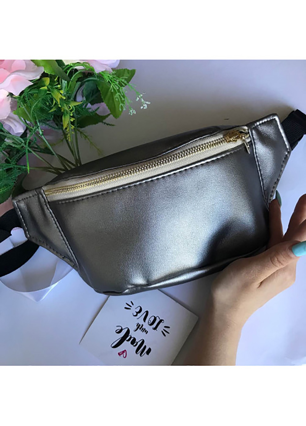 Жіноча сумка на пояс (бананка) 31х12х5 см Sambag (242188711)