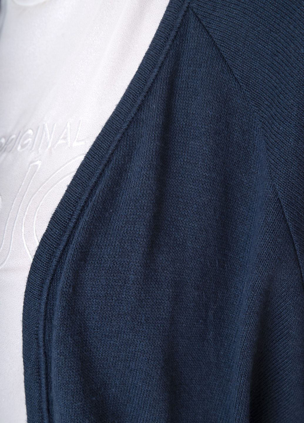 Синий женский жакет Miss Miss однотонный - зимний