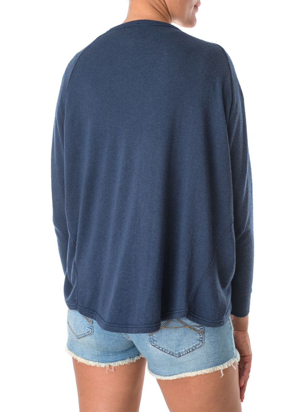 Синий женский жакет Miss Miss однотонный - зимний