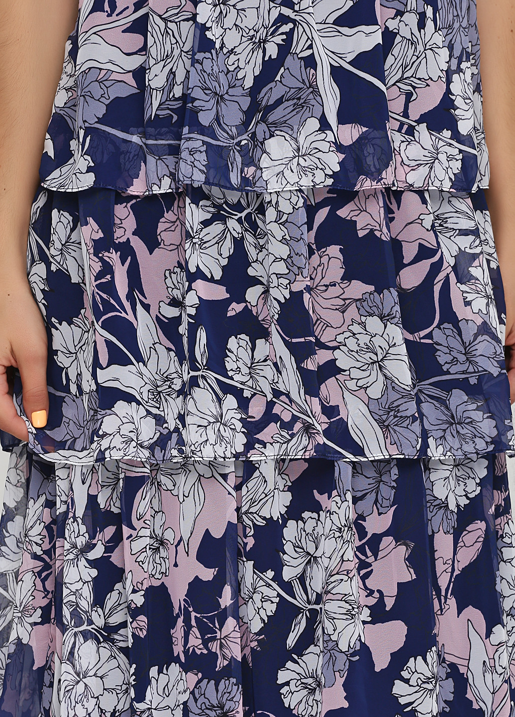 Светло-синее кэжуал платье Imperial с цветочным принтом