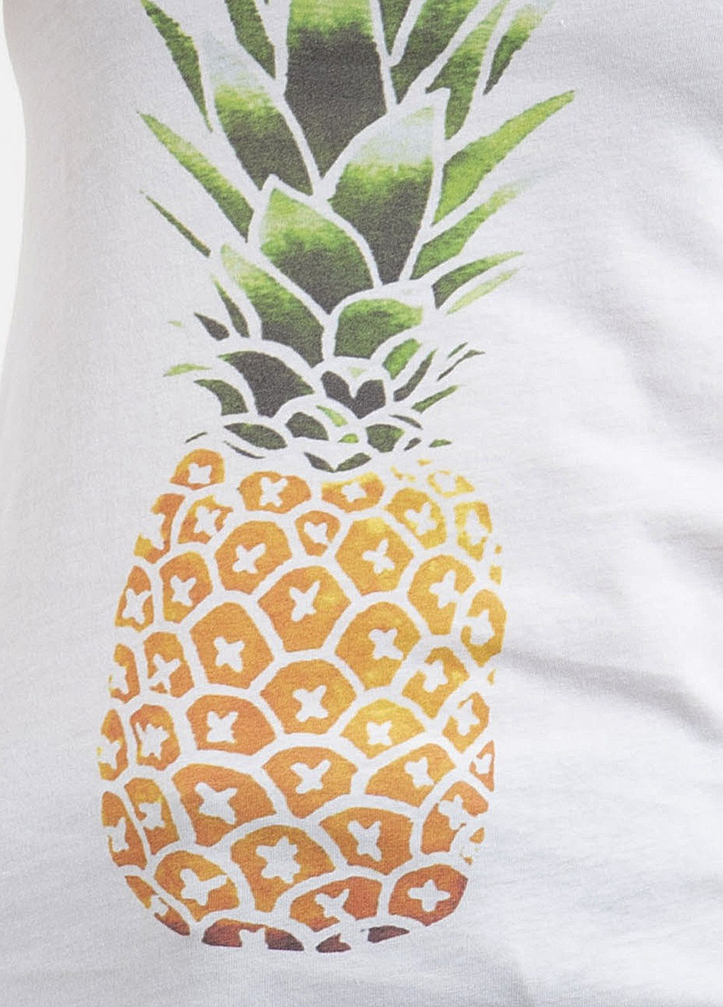 Біла футболка з принтом Ko Samui - (250382609)