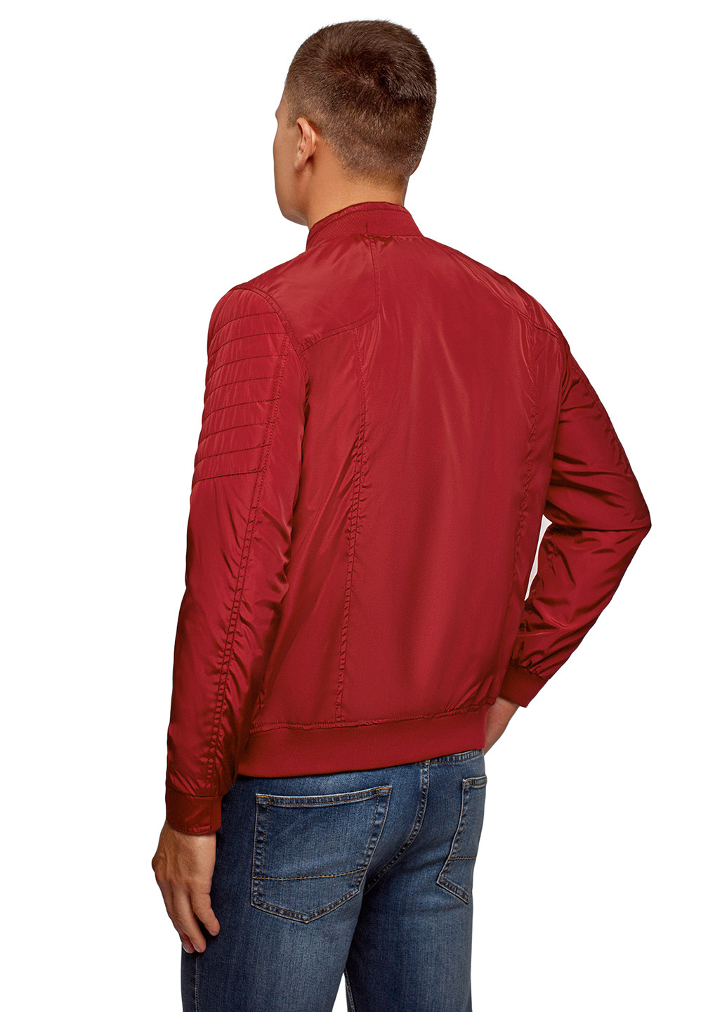 Красная демисезонная куртка Oodji