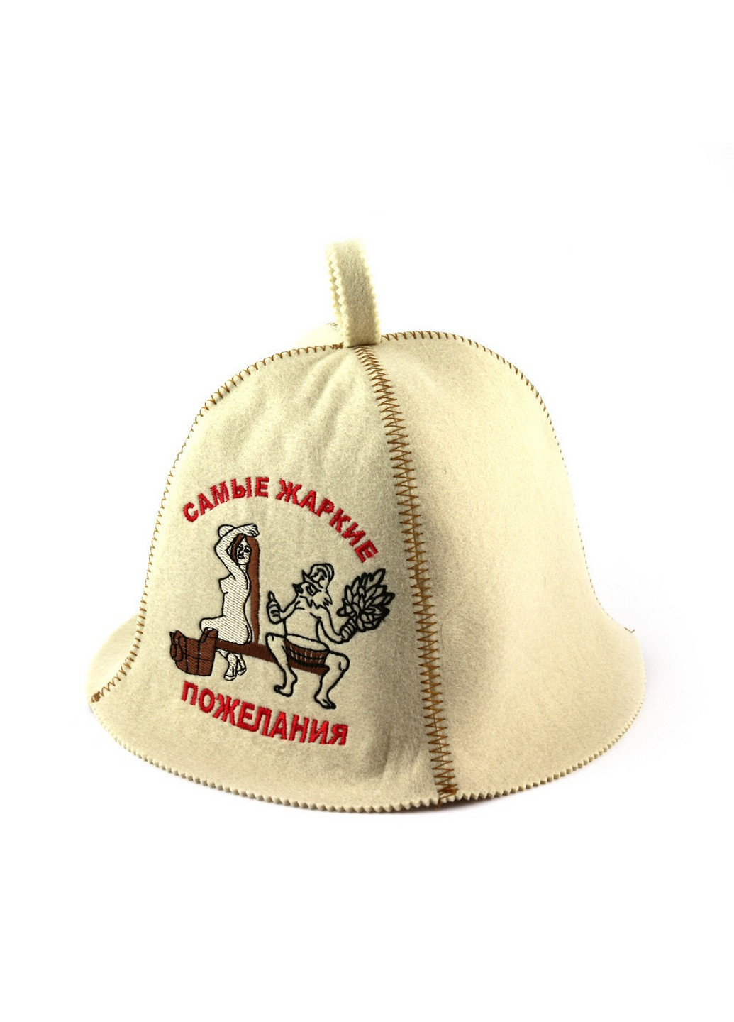 Шапка для сауны "Самые жаркие пожелания" Универсальный Luxyart (254456392)