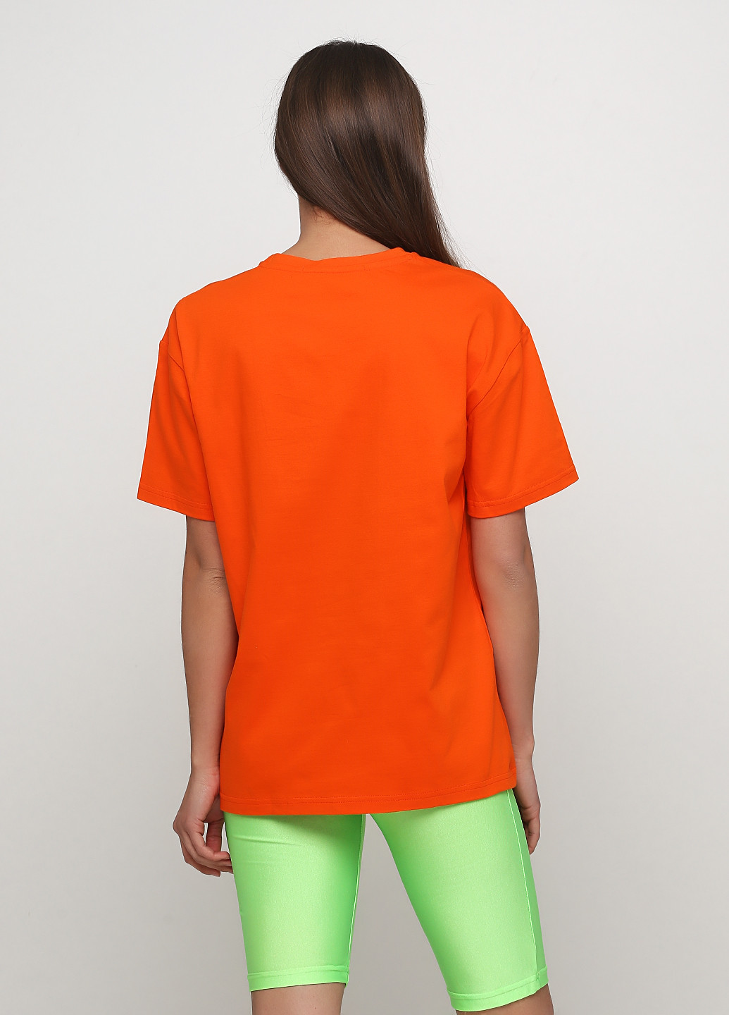 Оранжевая летняя футболка Kristina Mamedova