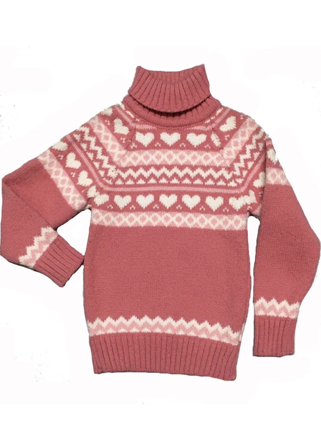 Темно-розовый зимний свитер Ada Yildiz