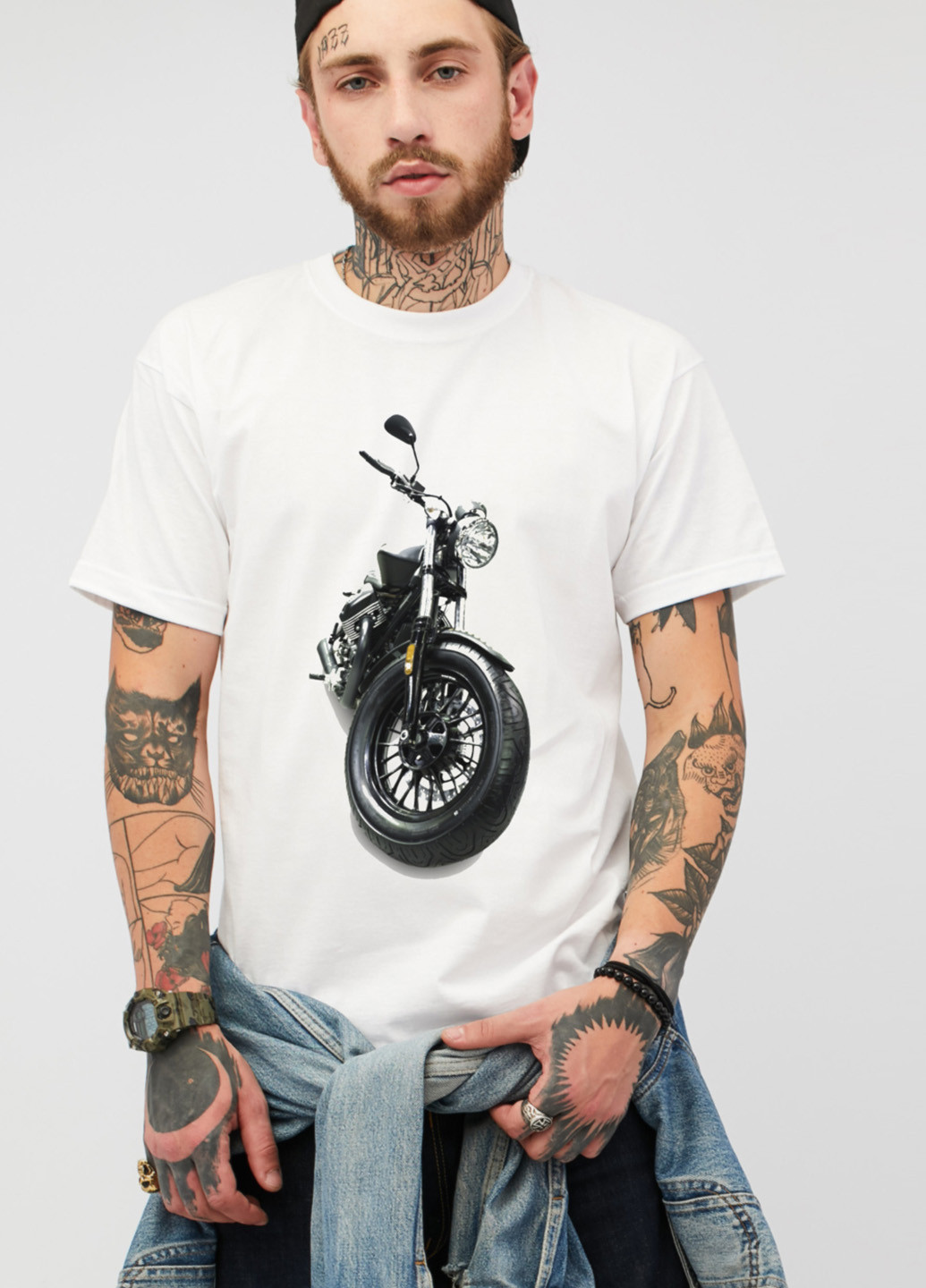 Белая футболка YAPPI