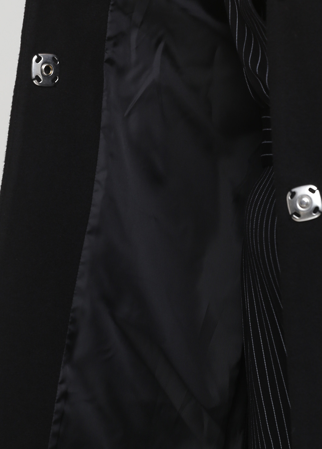 Черное демисезонное Пальто однобортное PUBLIC&PRIVATE by Madame Cherie