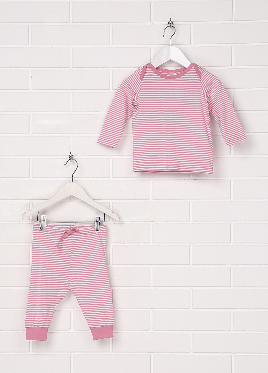 Рожева всесезон піжама (лонгслів, легінси) лонгслив + брюки H&M