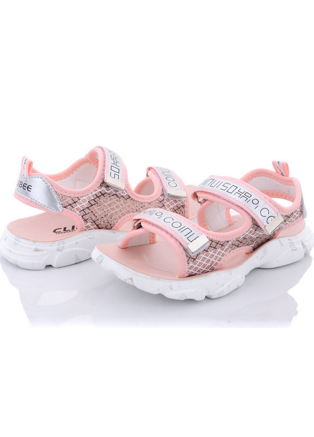 Розовые кэжуал спортивные сандалии z855-p 37 розовый Clibee